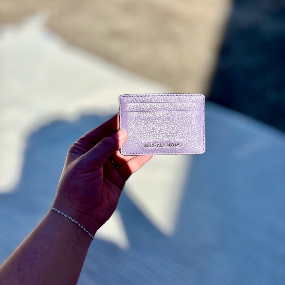 Michael Kors Purple Card Holder